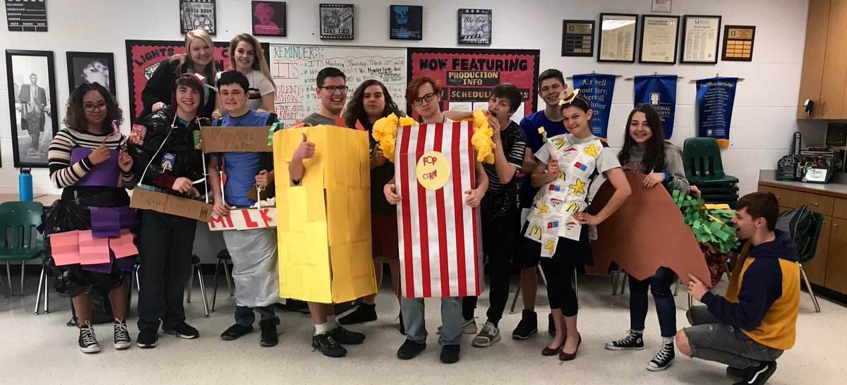 DHSTheatreDept's tweet photo. Trashion Costume Project👍 https://t.co/31Vvv9tF5A