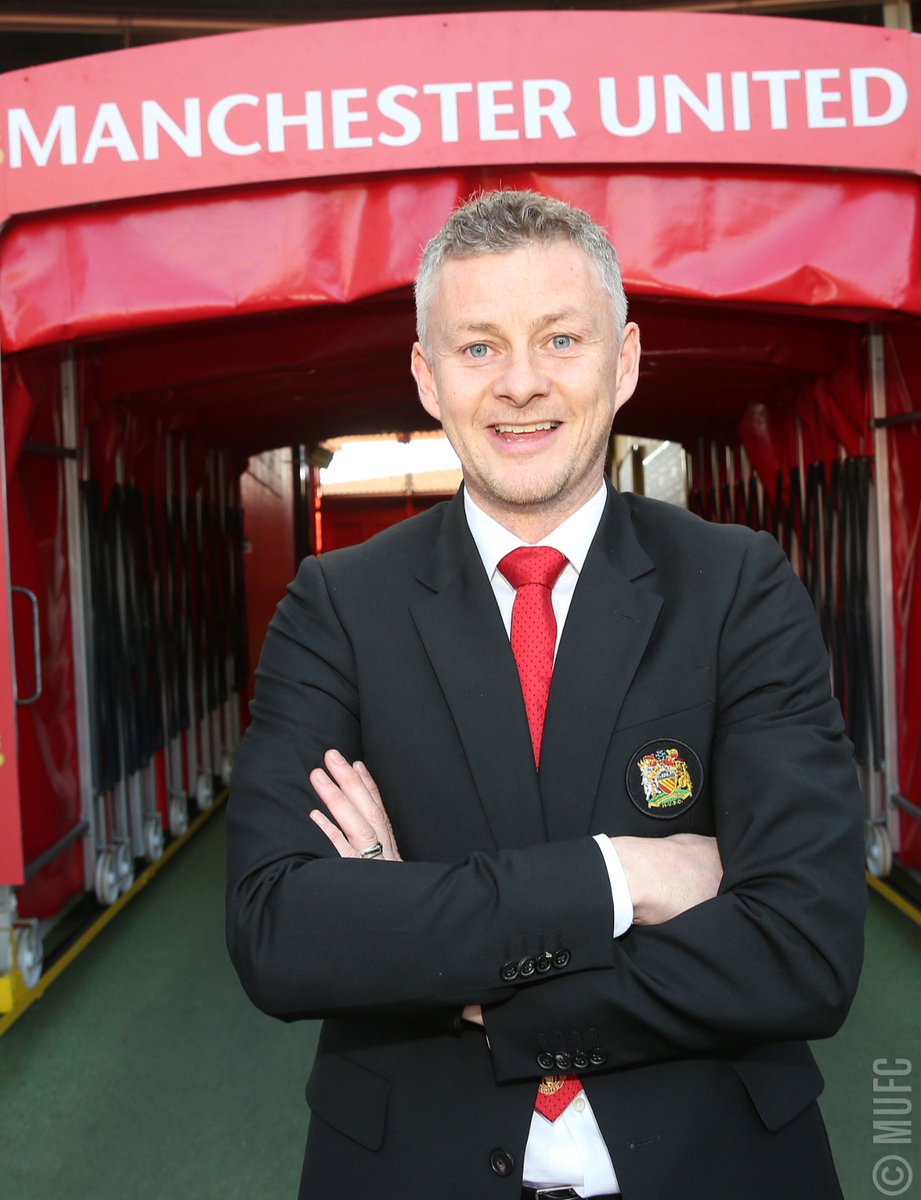 ManUtd's tweet photo. The boss 🤩

#OlesAtTheWheel ✊ #MUFC https://t.co/PkUrixF5YG