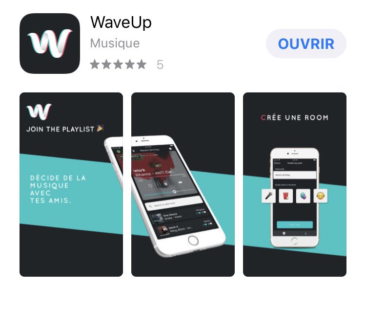 EpitechDigital's tweet image. 🎶 Ce soir, soirée de lancement de l'application @waveupapp, le projet de notre diplômé @nolane_brlft et de son associée @MargauxRapin ! 🎉 
Téléchargeable sur l'AppStore, n'hésitez plus !