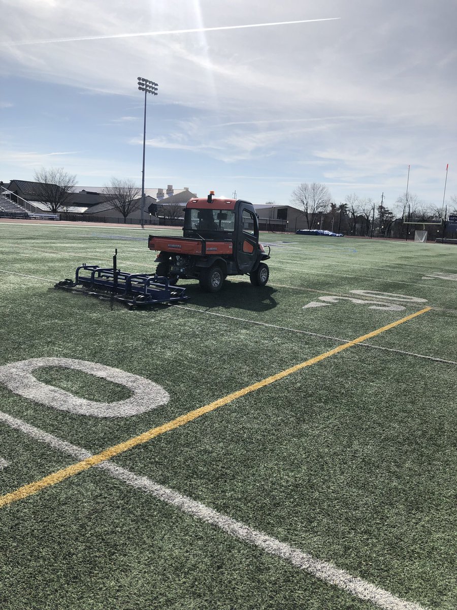 CrewLvc's tweet photo. Field grooming today #lvcgrounds https://t.co/084POnlPRv