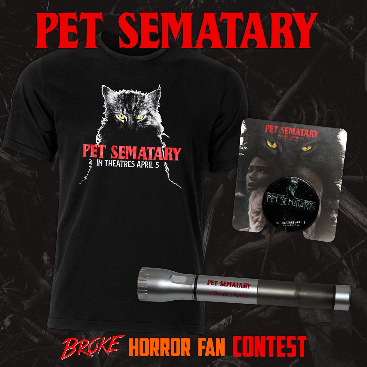 brokehorrorfan's tweet photo. Follow @brokehorrorfan and retweet this to be entered to win a #PetSematary prize pack!

Details &amp; more chances to win: https://t.co/oeiRh4eNtI https://t.co/yhP2RqIsmT