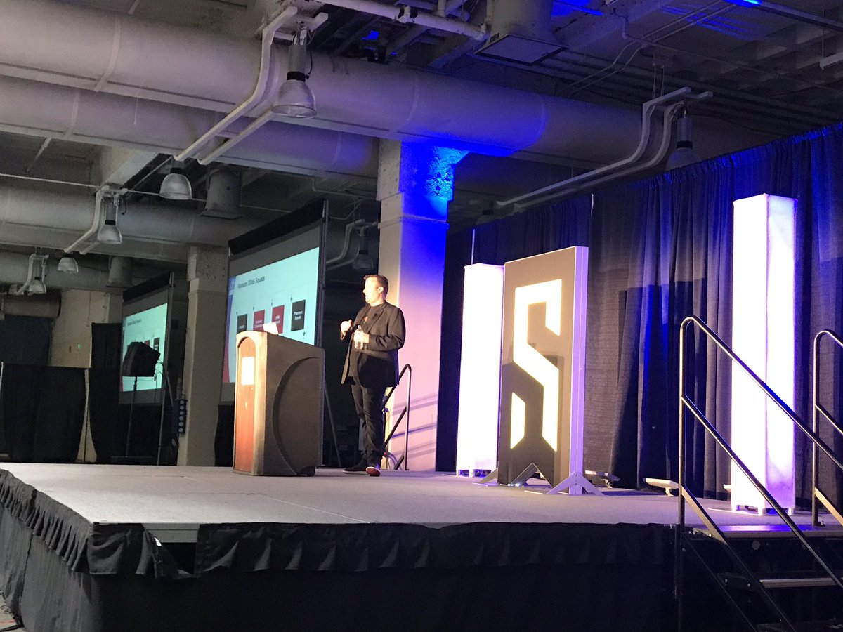 SecureWorld's tweet photo. Attacker classifications and vectors based on what @hypoweb of @radware has learned by infiltration of hacker groups. Thank you for sharing your insights with the SecureWorld community in Boston during the lunch keynote! #SWBOS19 https://t.co/Y2g5vQTWfp