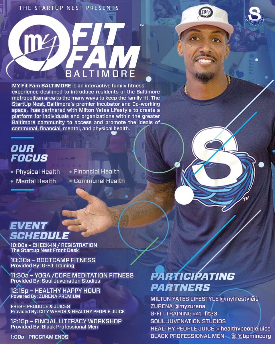 Spring is here! Join #MyFitFam on Saturday, April 6 rain or shine! Bring your family or come solo for free fitness, light snacks, and fun! Doors open at 10am.
.
.
.
.
.
#fitfam #community #fitnessjourney #healthy #fitlife #local #free #healthyfood