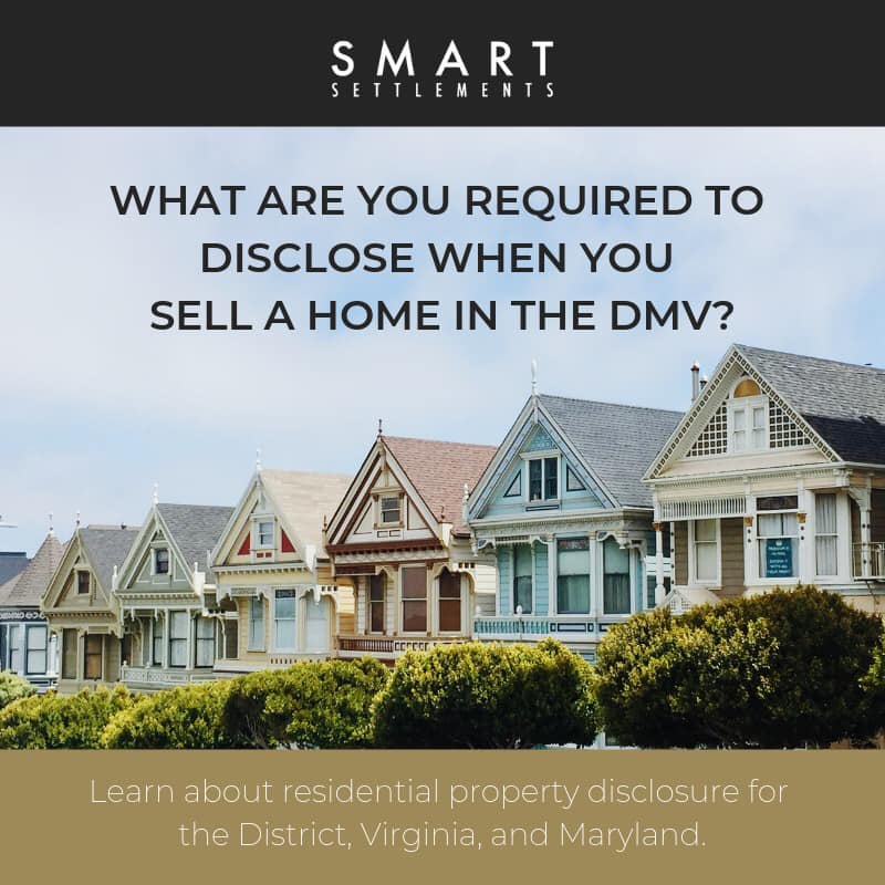 Click here for a summary of the basic requirements for residential property disclosures for DC, Maryland, and Virginia 👉 bit.ly/2YrGnnT

#dmvrealestate #smartsettlements #morethantitle #realestate