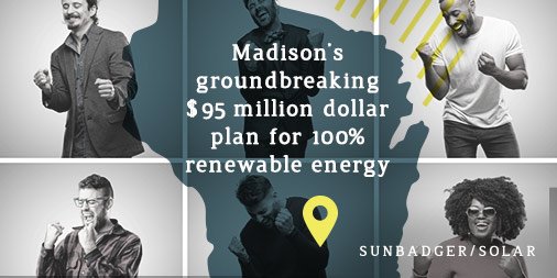 This #RenewableWednesday, we’re giving big kudos to Madison, WI on its pricey, yet groundbreaking plan for 100% renewable energy. #MidwestProud (Read more @WiStateJournal - buff.ly/2YyJLxA) #MadisonWI #wisconsinenergy