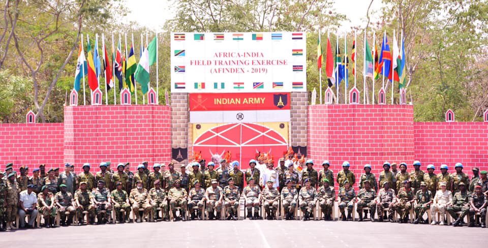 bhushan_gyan's tweet image. #AFINDEX-culminated after impressive Closing Ceremony at Foreign Training Node, Pune - #COAS attended Closing Ceremony-validation Ex with 17 participating &amp;amp; three observer African nations, has been very successful in generating unprecedented cooperation -good military diplomacy