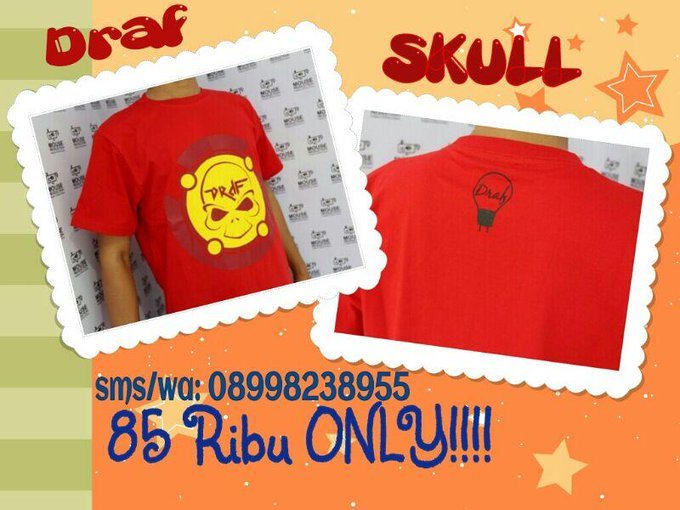 Draf_Brand's tweet photo. LIMITED STOCK, kaos #DrafSkull 85k Only pemesanan sms ke 081299221562 . #Distro #DrafBrand #Draf #Skull https://t.co/mGPE3LlksZ