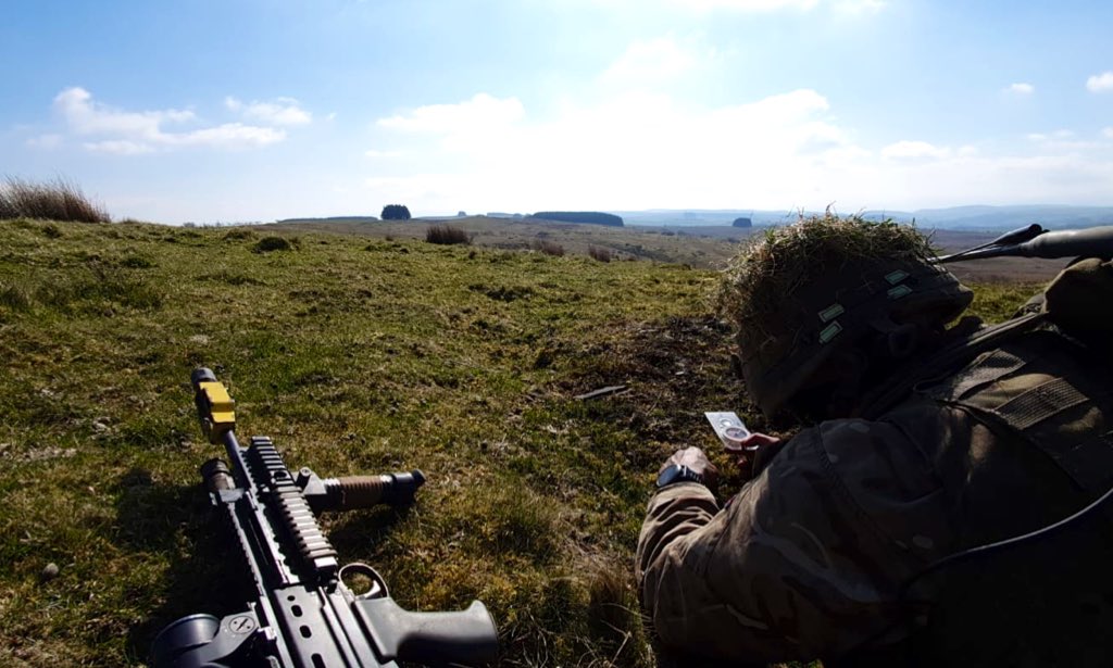 IBSBrecon's tweet photo. #SCBC1803 are storming through the course. They are currently conducting section level recce patrols across SENTA... and yes, that is sunny weather in Brecon! #ThursdayMotivation https://t.co/xSQgWMCl2e
