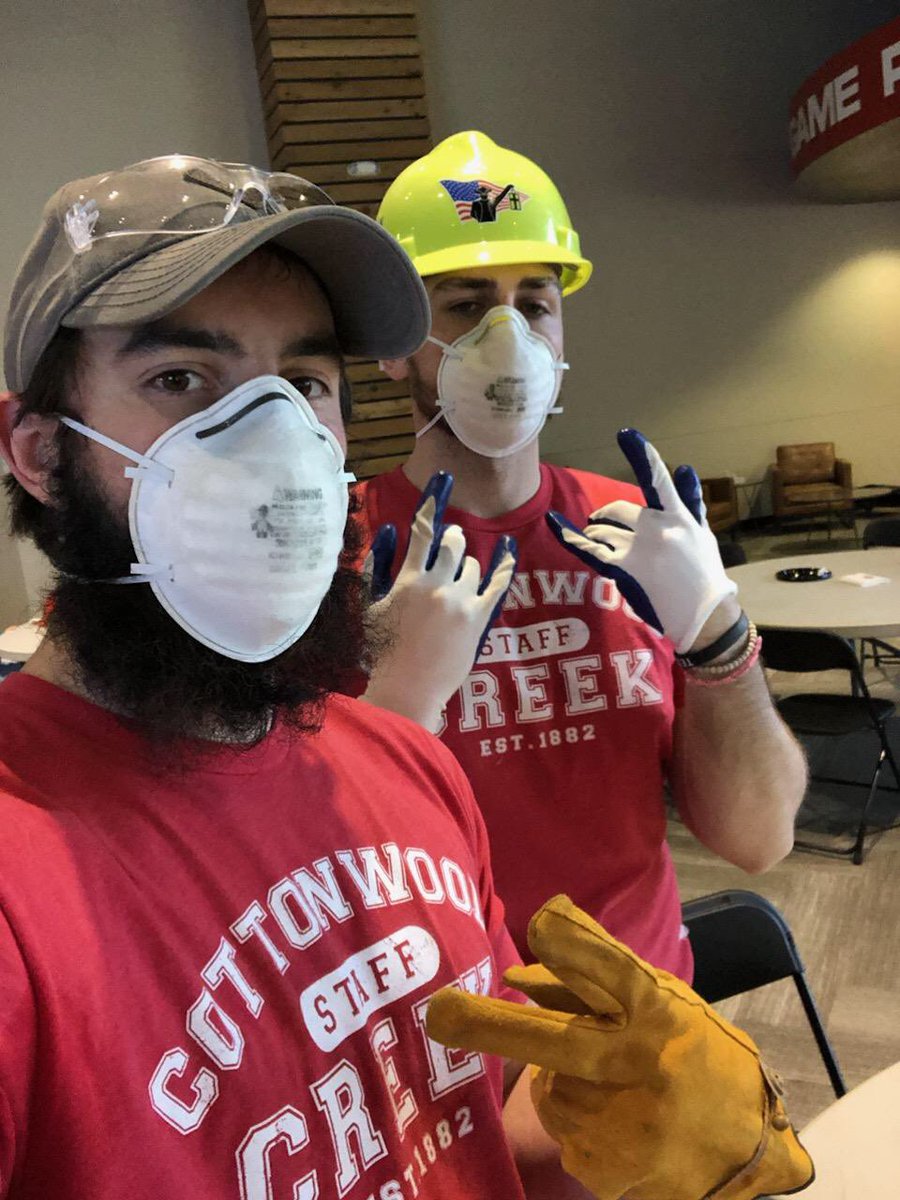 CottonwoodCSM's tweet photo. Crazy week at Cottonwood! The hail storm hit us hard on Sunday night and flooded a lot of the church. Sometimes circumstances are not ideal but they are opportunities to rally together and grow stronger. Thankful for all the help and support! https://t.co/vIQKVAf6wA