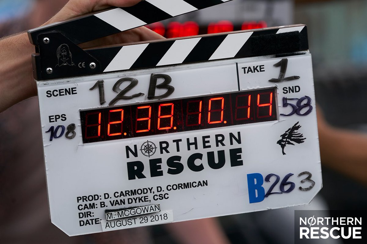 northern_rescue's tweet photo. #FromTheVault: Nothing makes production feel more real than when the slate goes in front of the camera. That means we're seconds away from making the magic happen.
#NorthernRescue #behindthescenes #BTS #filmslate #Bcamera #TV #TVfamily https://t.co/csrRtkKcGo
