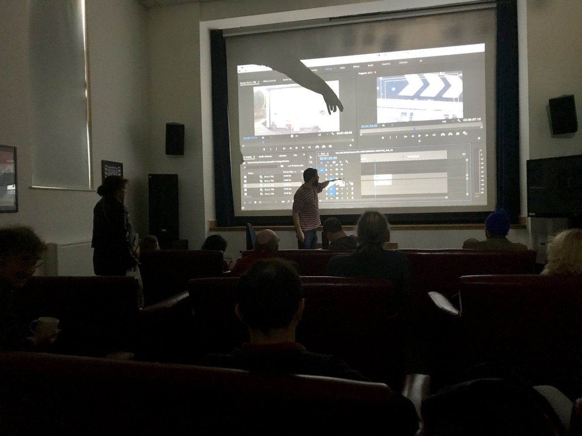 tapeartscentre's tweet photo. Today at TAPE: the first post-production workshop for our second feature film, Approaching Shadows. The edit is underway!!
#ApproachingShadows #creativeinclusion https://t.co/SLosDQZTm7
