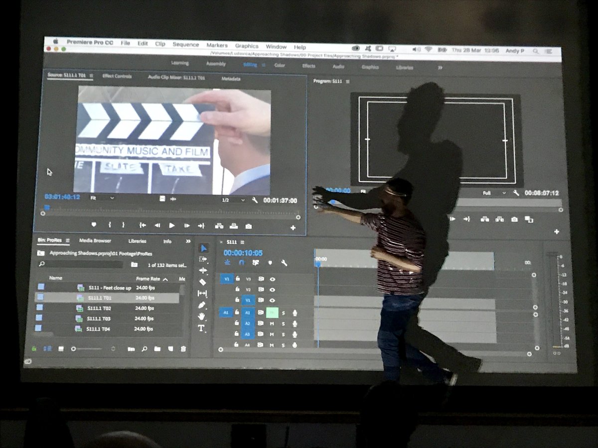 tapeartscentre's tweet photo. Today at TAPE: the first post-production workshop for our second feature film, Approaching Shadows. The edit is underway!!
#ApproachingShadows #creativeinclusion https://t.co/SLosDQZTm7