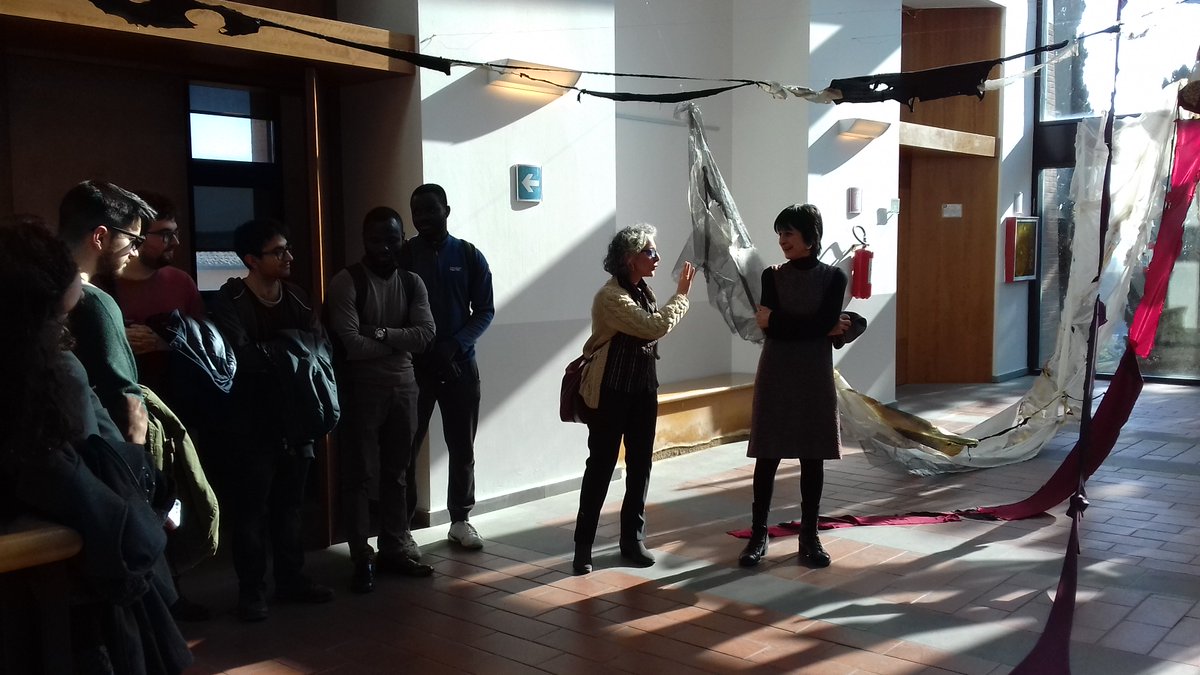 EWordsEU's tweet photo. We kept our promises! We did finish in style 💪! #FrancaMarini installation art opening #March28 in #Siena #HumanRights @unisiena The full gallery ⬇️https://t.co/RPYYkOoOoG https://t.co/pDZsP6PidW