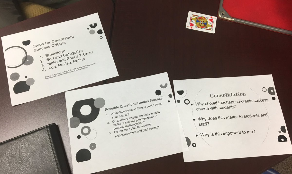 dreskcan's tweet photo. Co-constructing success criteria with fellow principals and coordinators today- “what makes a great cookie?” @Thinksym #thinksym #assessment #ocsb @Sandra_Herbst https://t.co/pnthporCBM