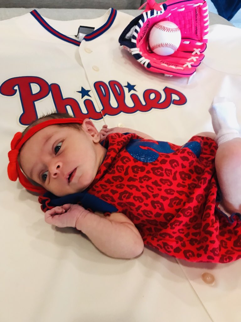 mwasc12's tweet photo. Ava’s first #OpeningDay #Phillies #MLB #MLBNetwork #CBS3 #ABC6 #NBC10 #NBCSports #FS1 #ESPN https://t.co/ZxIq9Pvdwt
