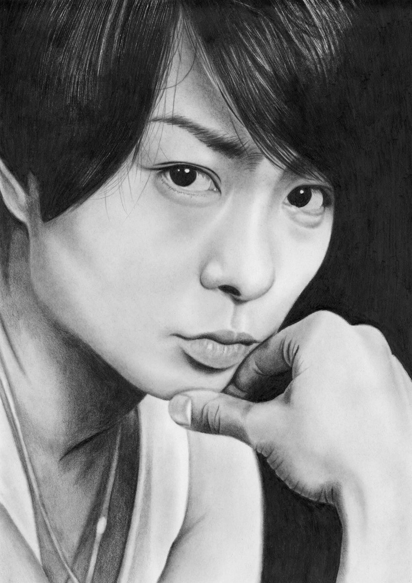 ここまる 著書 超絶リアルな色鉛筆画のテクニック 予約受付中 בטוויטר 嵐の櫻井翔くんを鉛筆で描きました 鉛筆画 嵐 櫻井翔 ジャニーズ