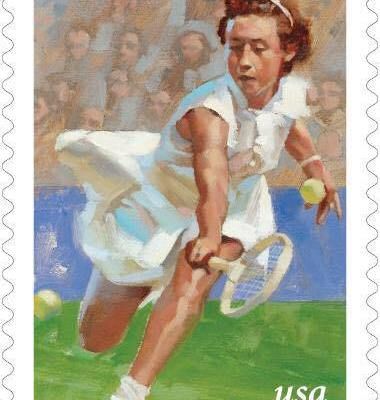 CindyBrinkerS's tweet photo. Carol Weyman of the @mcbtennis and I chatted with @ParentingAces about #LittleMo series of junior tennis events, Tennis History and more! https://t.co/utuEnKAMgJ #LittleMoStamp #LittleMoForever #TennisStamps #USPS #CBSinspires https://t.co/NlGo7GQtXj