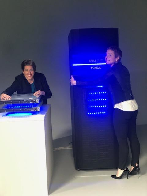 erinchapple's tweet photo. Have you hugged your server today? :) With the power and capabilities of today's systems they do a lot of work for you. @julwhite and I decided to show them some love! #Azure #Hybrid #HCI #WinServ https://t.co/Z7bKtzHu99