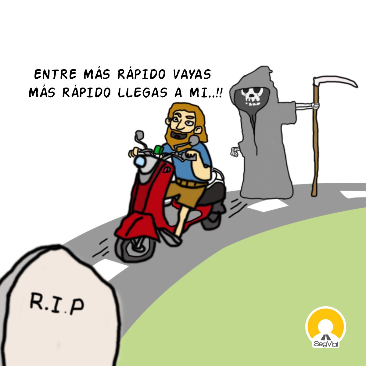 SEGVIAL_SAS's tweet photo. Motociclista, recuerda siempre utilizar el casco y respetar los límites de velocidad. #SeUnConductorResponsable #YoRespetoLosLimitesDeVelocidad #YoUtilizoElCasco #SegVial #FelizJueves https://t.co/2KraexzmUK