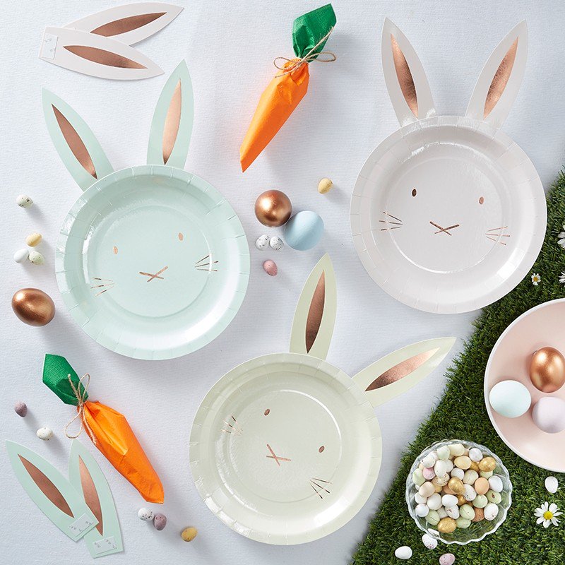 Decorate the Easter lunch table with these stylish little bunnies, complete with glimmery gold foil ears! Ideal for party nibbles and sandwiches to get them fuelled up for the big egg hunt!

Find them here - ow.ly/3Y6930oeh2K 

#easterparty #easterlunch #happyeaster #bunny