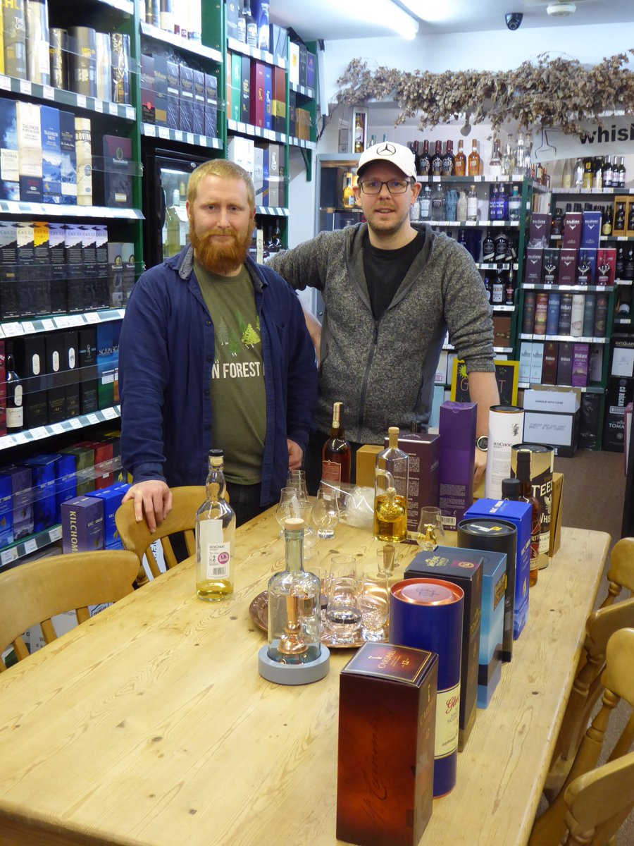 Great to meet Paul &amp; Adam of <a href="/BHamberley/">Black Horse Amberley</a> and The Village Inn #Nailsworth when they called in yesterday to stock up. Lovely guys and they really know their #whisky!