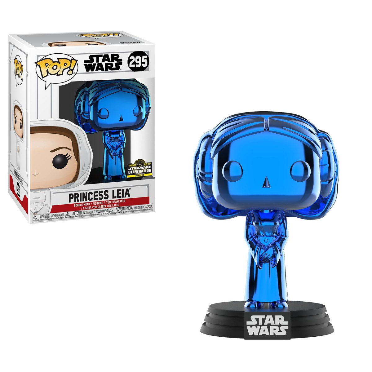 OriginalFunko's tweet image. RT &amp;amp; follow @OriginalFunko for the chance to win a Star Wars Celebration 2019 exclusive blue chrome Princess Leia Pop! @SW_Celebration #FunkoSWC