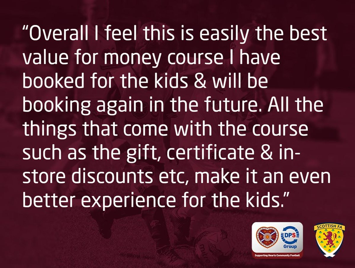 JamTarts's tweet photo. ⚽️@heartscoaching have SOLD OUT their Tynecastle Easter Holiday #PlaytheGame Course, between the 8th-12th of April. There's still limited spaces for the 2nd week of the holidays

📅15th-19th April
⏰10am-12pm
🏟️Community Pitch, Tynecastle Park
💰£42
🔗https://t.co/xUgYGLccJS https://t.co/a6G1wXlnwA