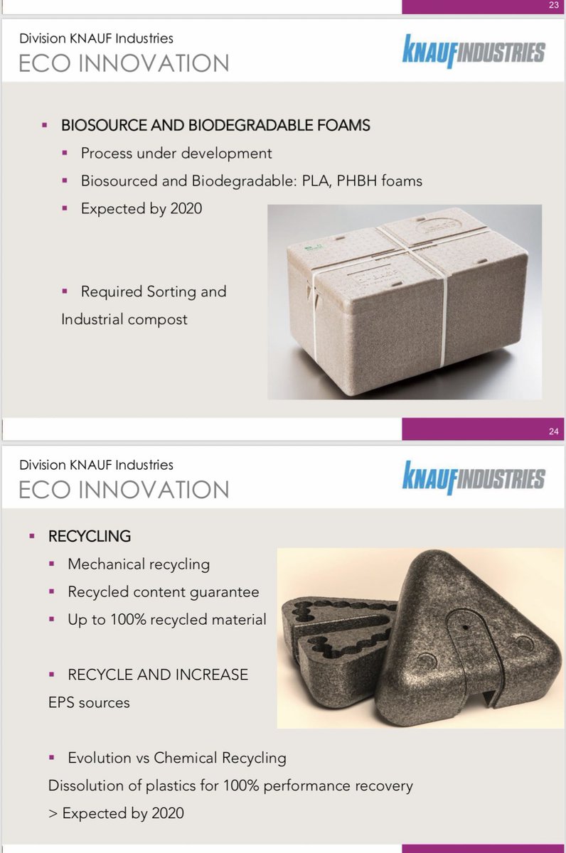 KNAUFINDSPAIN's tweet photo. #EcoInnovación, pinceladas de @PatricSutter CIO #KnaufIndustries en jornada #PackagingTrends19 ✅ https://t.co/FRDHSD5ZPG