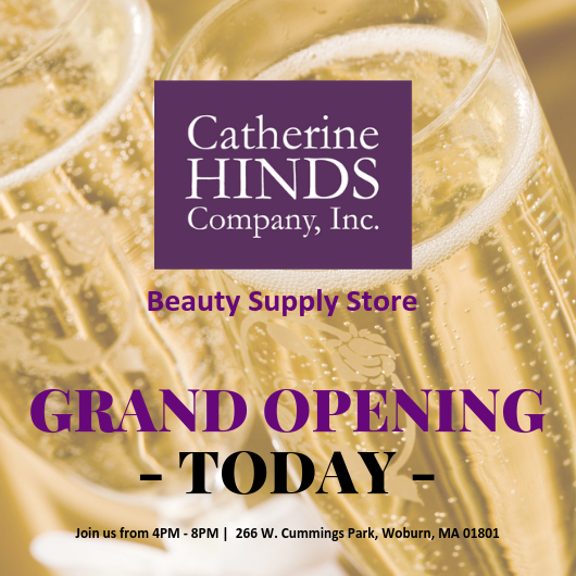 CHindsInstitute's tweet photo. It's PARTY TIME! Stop by for our GRAND OPENING TODAY!!! The party gets going at 4PM! We can't wait to see everyone!!!! 🎉🎈💜

#catherinehindsbeautysupplystore #50th #grandopening #launch #dowhatyoulove #lovewhatyoudo #catherinehinds https://t.co/n4XJXtf6ee