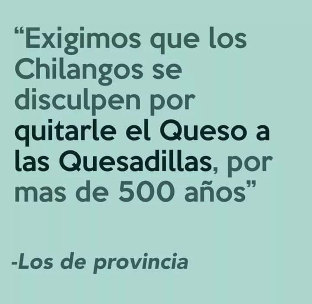 ChrisOrtizRamos's tweet photo. #Disculpense 😡 por que si llevan #queso las #quesadillas #4taTransformacion https://t.co/TXEHUaGudH