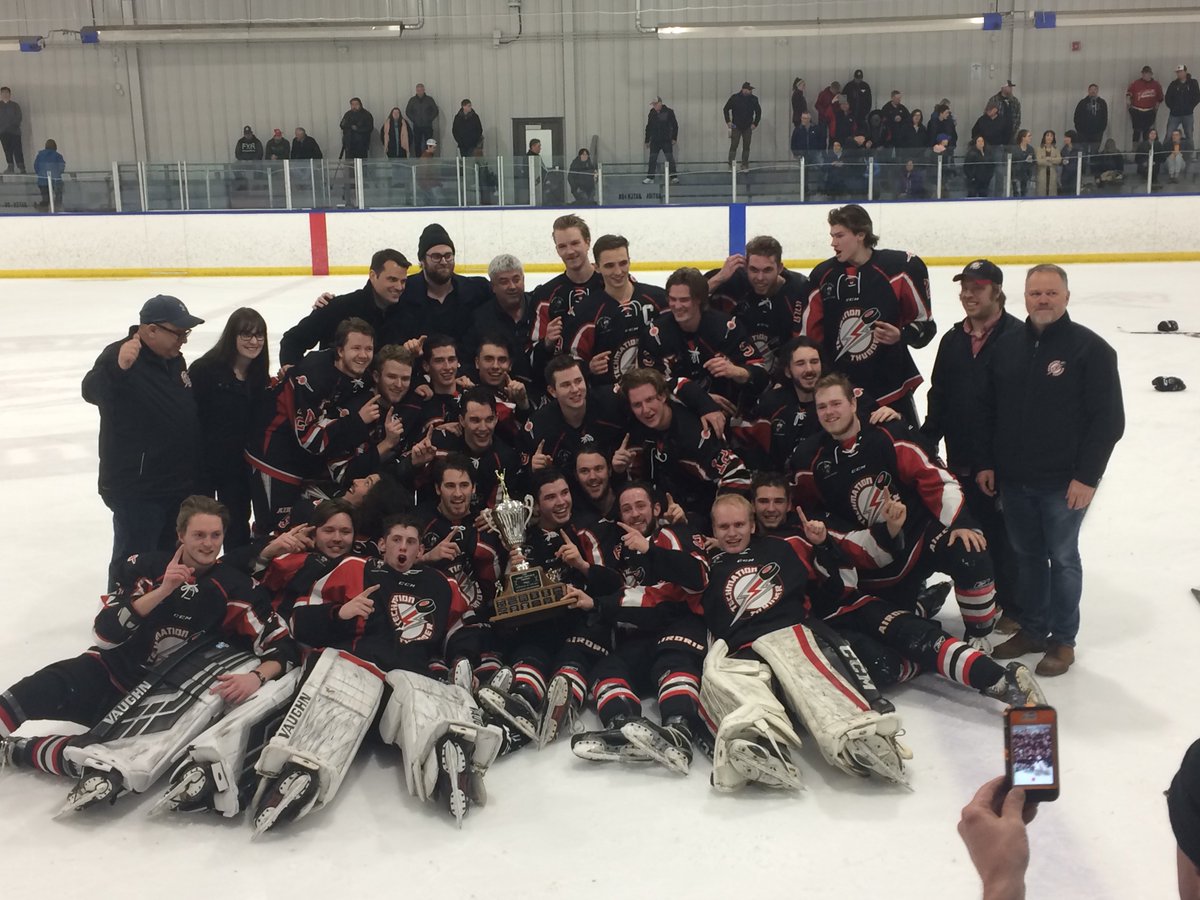 HockeyAirdrie's tweet photo. HUGE CONGRATULATIONS to The Airdrie Thunder for sweeping the HJHL Championships on Tuesday, beating the Coaldale Copperheads 10-5.  They head to provincials April 5-7 in Wetaskiwin. #HJHL #HJHLChampions #AMHABuilt #AMHAGrown #AMHAPride #Champions #Provincials #Hockey #Provincials https://t.co/YGN4HF2gTz