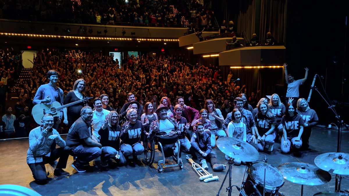 sanJmaru's tweet photo. About 1,200 students have come to the St. Clair College Centre For The Arts for WE Day Windsor.

It's a "pep rally" meant to inspire students to become "changemakers" in their community.

@CBCWindsor https://t.co/qsvbYmVX2t