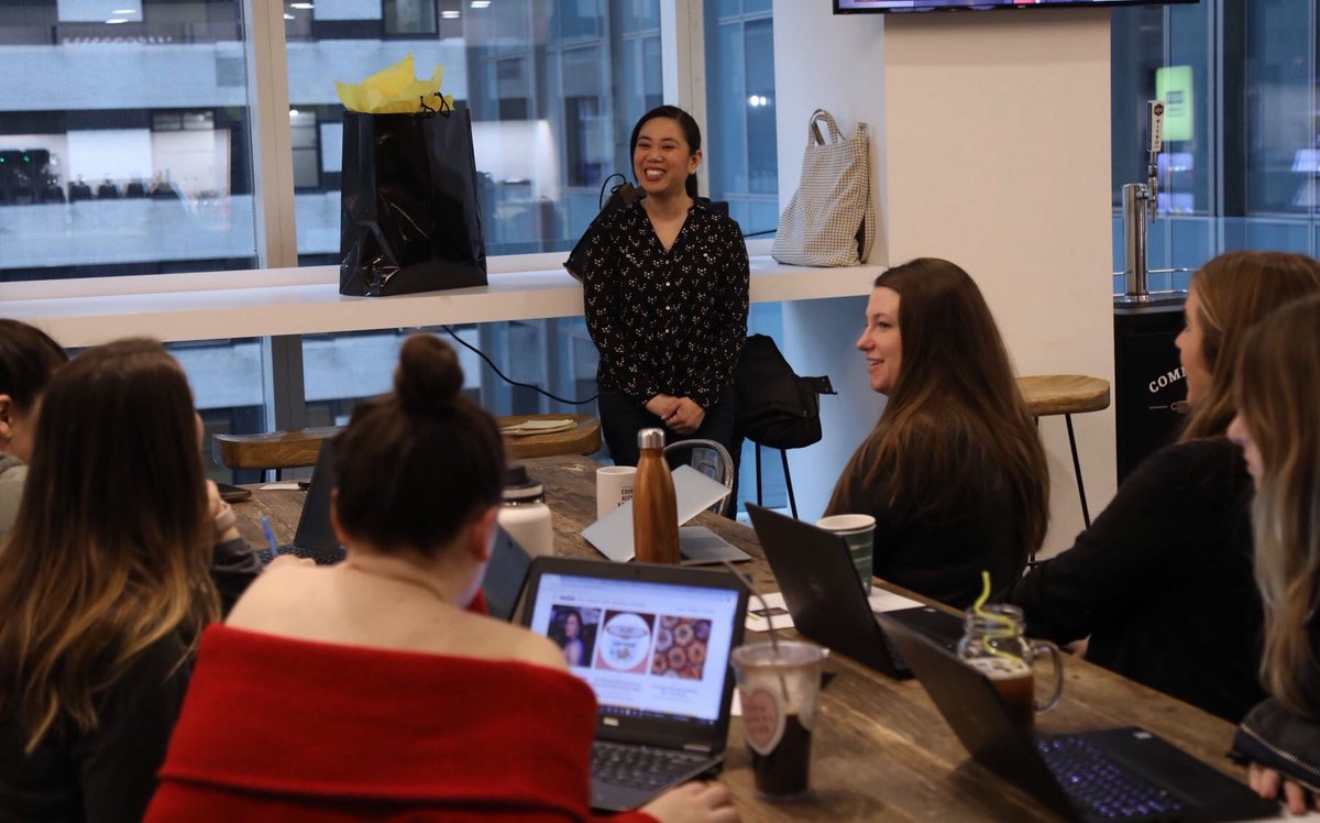 MBoothAgency's tweet image. #TBT to last Friday when @Anna_Banana, Managing Editor at AskMen, spent the morning with us 'Boothers. It was so great to have you! #MediaMasters