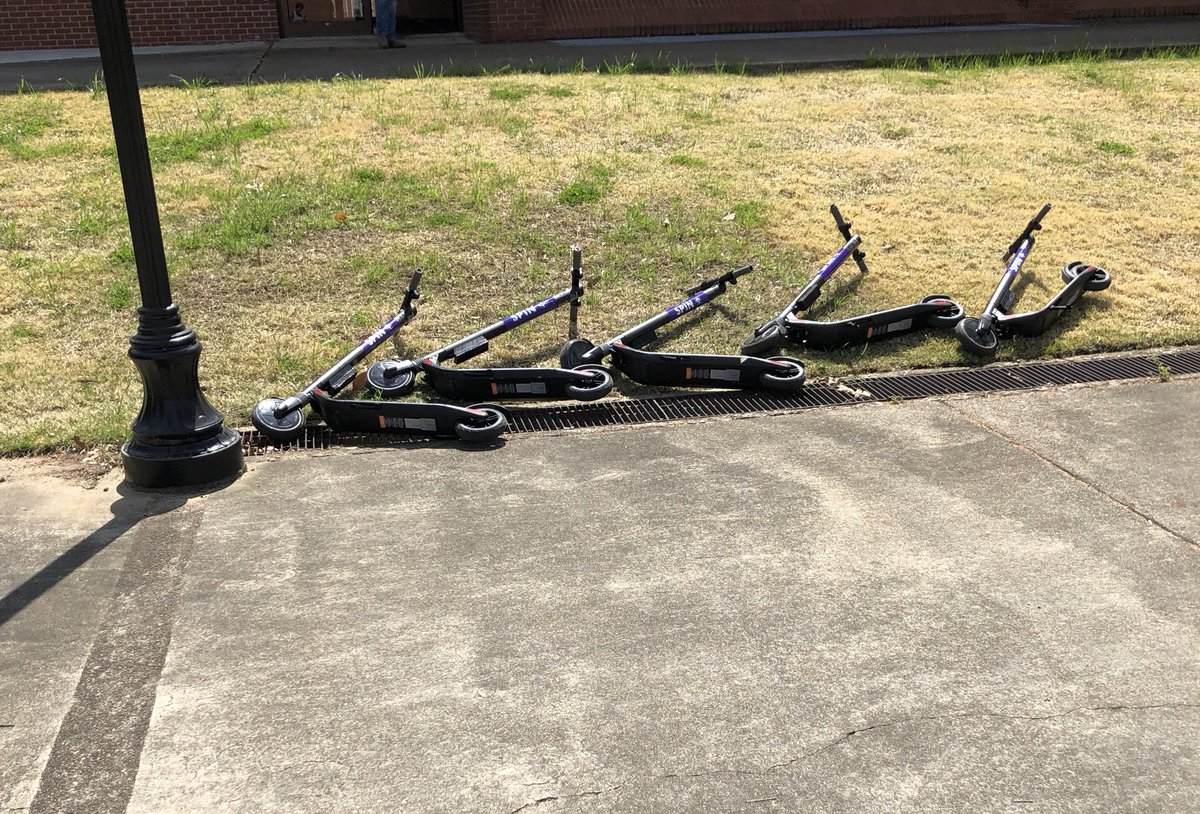 *Calls Spin company* “Hi, excuse me Spin, i would like to report improper parking”