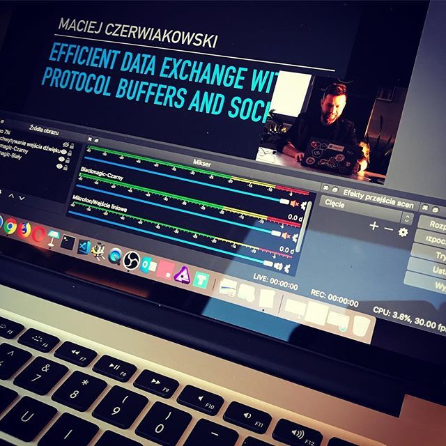 ngKalbarczyk's tweet image. #angularwarsaw @czerwiakowskicom rocking on the stage!