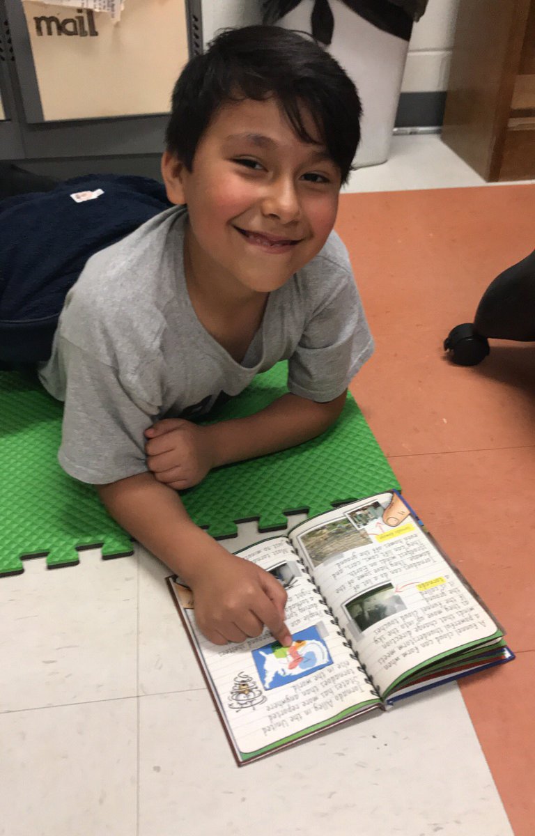 MrsN2ndGrade's tweet photo. Making text-to-self connections during stamina ready. Learning about tornadoes in “Tornado Alley” ⁦@gretamariadame⁩ #whaterverittakes #BeTheOne #iamwfisd https://t.co/BmrWE0DreG