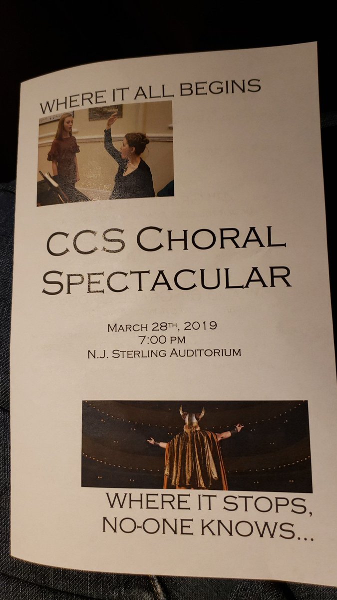 Supporting my colleagues in #wearecooperstown for their concert tonight for #MIOSMNY19 #musiceducation #audiencemember @OfficialNYSSMA