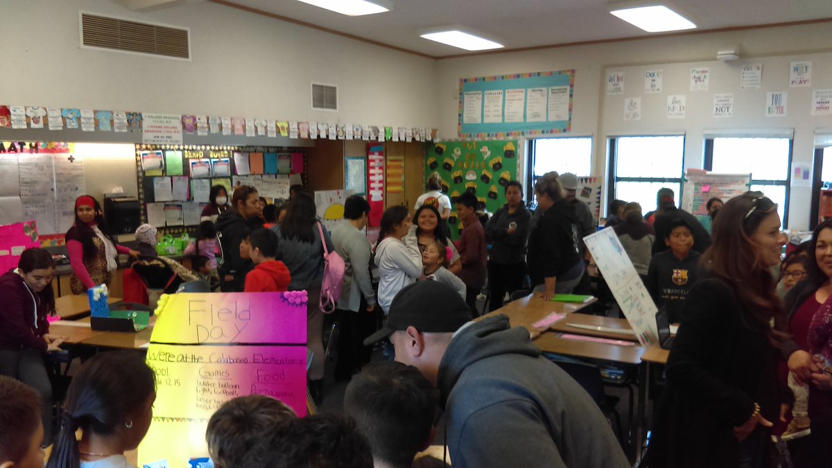 Classrooms were filled with parents and scientists as 4th graders sold their rollercoasters and activities for a theme park during their showcase!