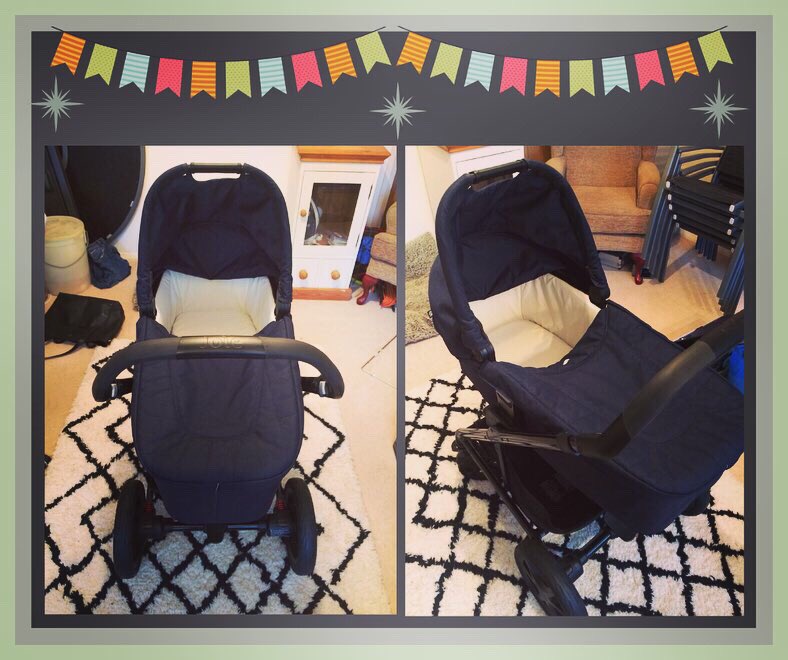 Silent auction on a preloved Joie pushchair and carrycot. Full details on our Facebook and Instagram pages 😊