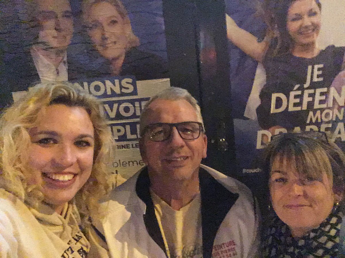 OceaneRavix's tweet photo. Le Rn66 présent ce soir pour coller sur Perpignan et ses alentours #européennes #Rn66 #RassemblementNational @MLP_officiel @louis_aliot @danielmasse6 https://t.co/NPLQHIszie
