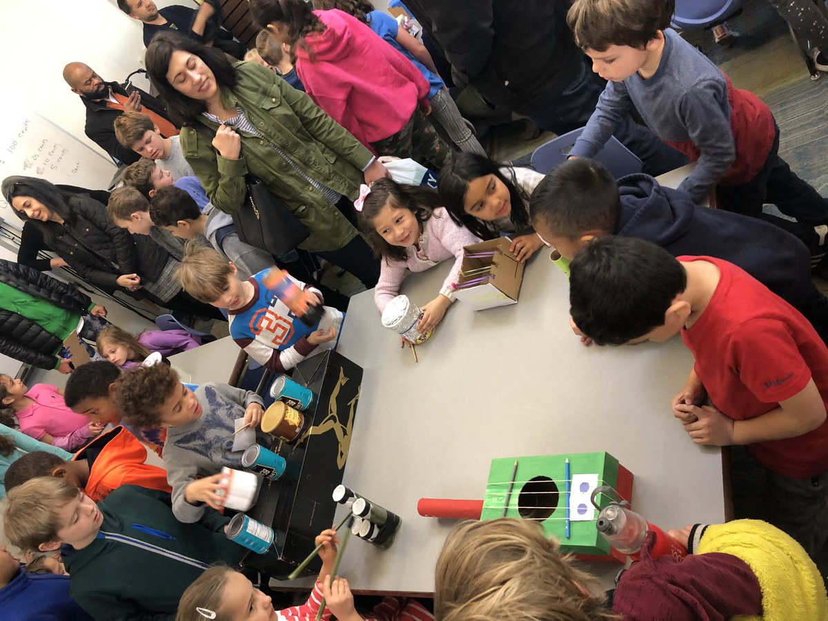 MrsMontgomery85's tweet photo. The #mastermegas and the #mightythunderstorms welcome families and their buddy classes today as they shared their musical instruments made from materials found in their homes! Such creativity and ingenuity shown by our owls! https://t.co/xAGyy99zH2