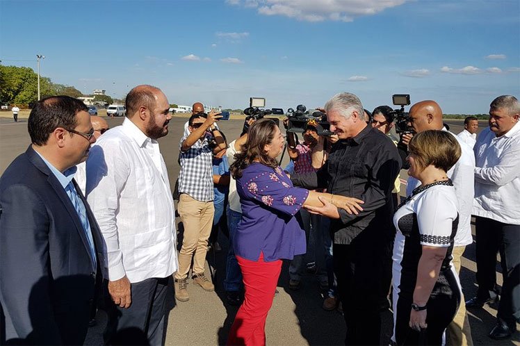 íaz-Canel est arrivé à Managua