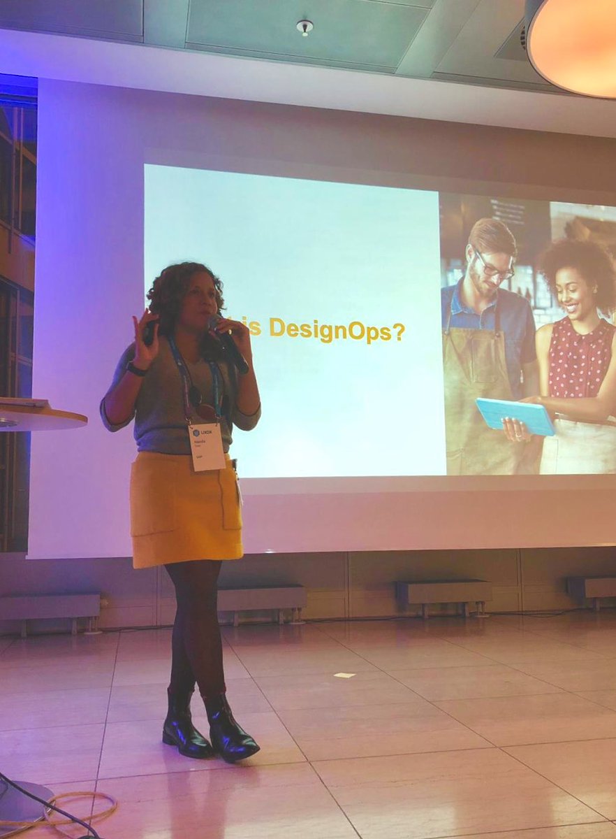 DNandaDias's tweet image. I was proud to present on #DesignOps sharing experiences and report numbers on #UXMaturity and #UXIntegration with #Agile @uxdxconf Berlin. Thank you for the opportunity and all exchange with the community. It was all of great value! Keep it up!
