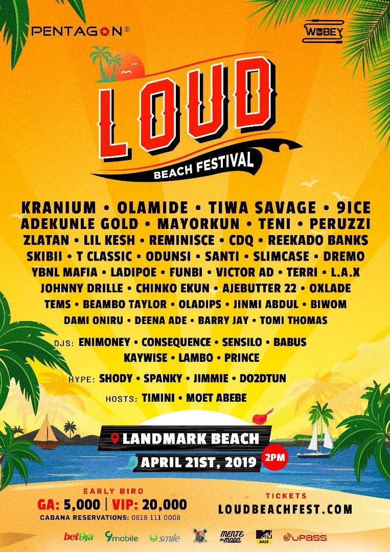 abujagossips's tweet photo. There is a #LoudFestival coming up on the 21st of April https://t.co/UbFxqeofeh