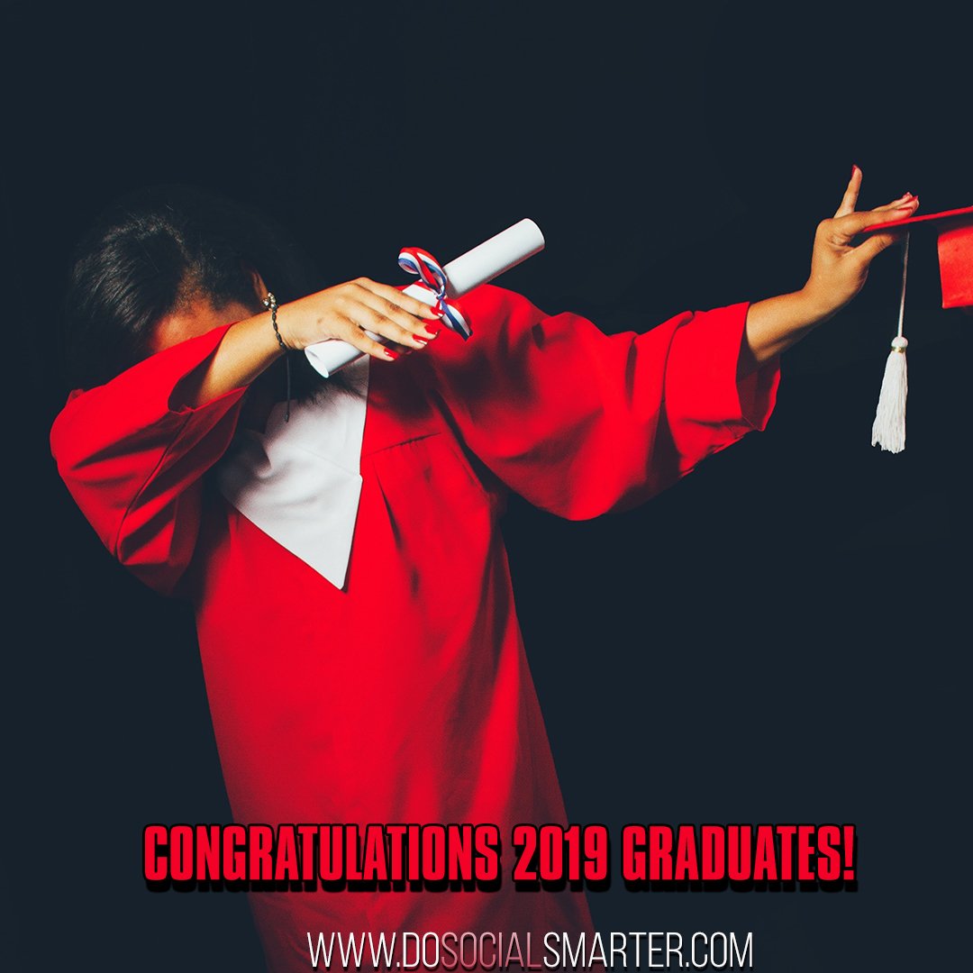 DoSocialSmarter's tweet photo. “The beautiful thing about learning is that no one can take it away from you.” B.B. King

DoSocialSmarter greets all 2019 academic finishers a lively CONGRATULATIONS! 🤘🤩🥳🎓 #dosocialsmarter #graduation2019 https://t.co/Mc33YyTKO1