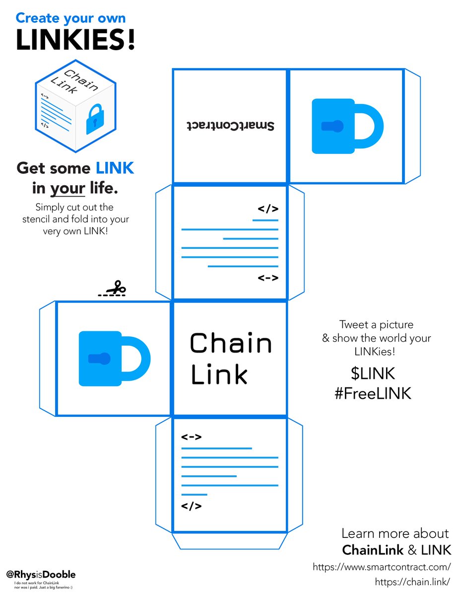 RhysIsDooble's tweet photo. Get some $LINK in YOUR life. https://t.co/a5iY3w62Sm