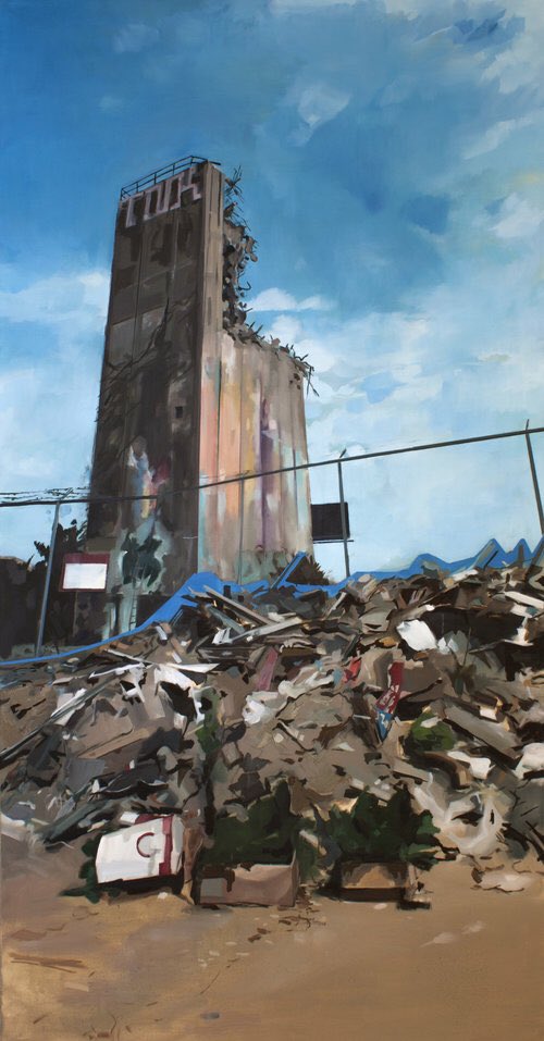 shop124street's tweet photo. Andrea Kastner specializes in painting overlooked corners of urban spaces. Her work will be showcased in @ScottGallery’s upcoming exhibit, opening April 6. #yegarts https://t.co/iPpjoKNi7u