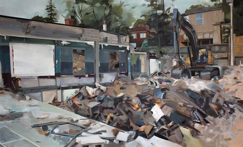 shop124street's tweet photo. Andrea Kastner specializes in painting overlooked corners of urban spaces. Her work will be showcased in @ScottGallery’s upcoming exhibit, opening April 6. #yegarts https://t.co/iPpjoKNi7u