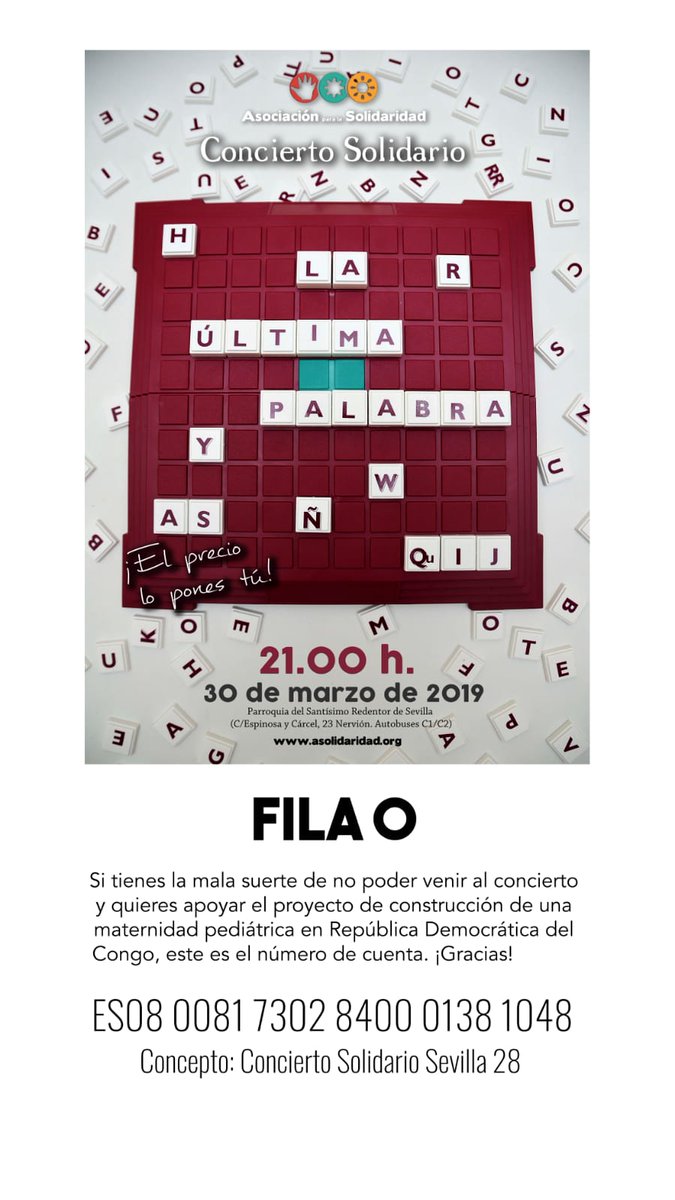 No hay mejor plan que asistir al concierto solidario de <a href="/Sevilla28/">Sevilla 28</a> este sábado a las 21 horas. Música, bailes y teatro en directo para que disfrute toda la familia. ¿El precio? Lo pones tú!