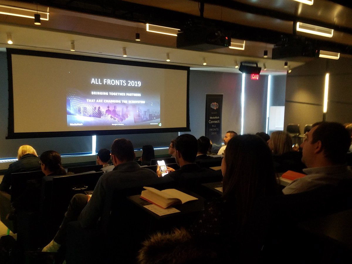 mediamath's tweet photo. It's a full house at #MediaMathAllFronts as we discuss the benefits of
#programmatic execution. https://t.co/LDz6uguJao